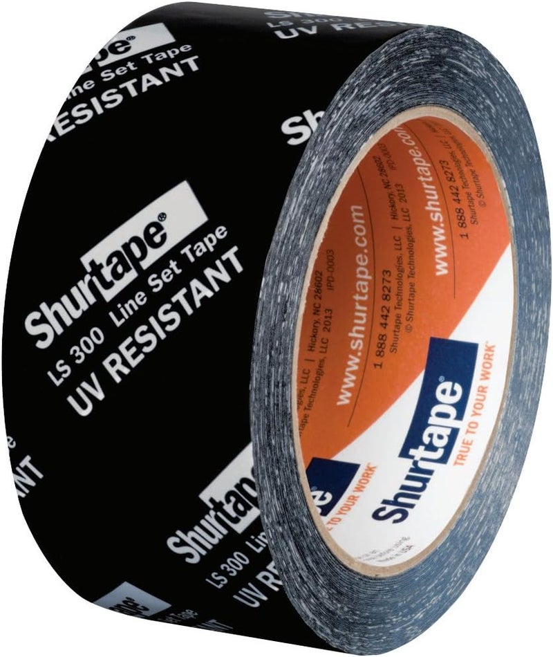 Shurtape LS 300 HVAC Line Set Tape, 55m Length x 48mm Width, Black (Pack of 1) - Image 2